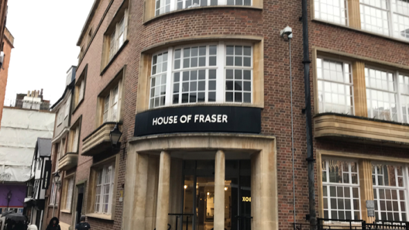Octopus Real Estate funds acquisition of House of Fraser building in Exeter