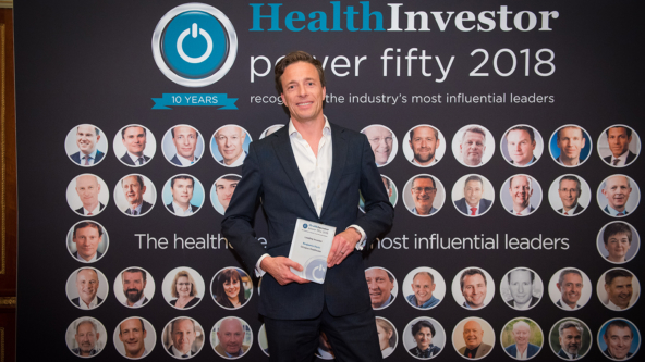 Benjamin Davis named as winner of the HealthInvestor Power Fifty Leading Investor award