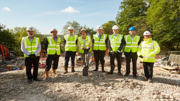 Ground-breaking Ceremony at Brendoncare St Giles View
